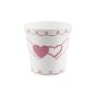 VASO CERAMICA CUORE BIANCO