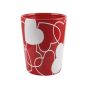 VASO CERAMICA CUORE ROSSO