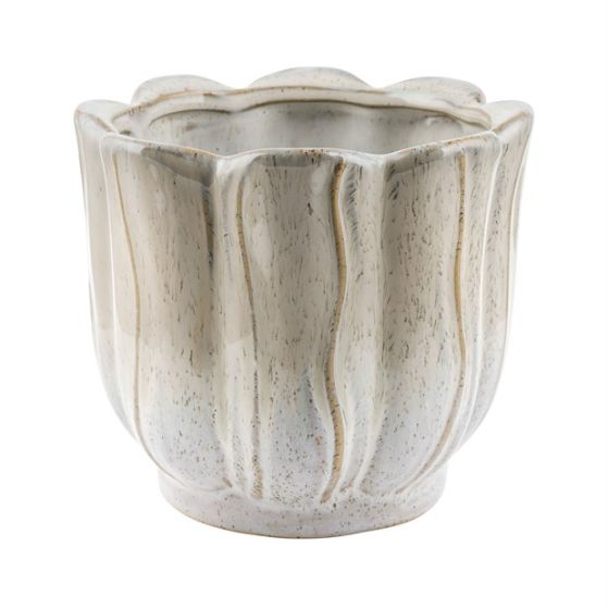 VASO CERAMICA AVORIO