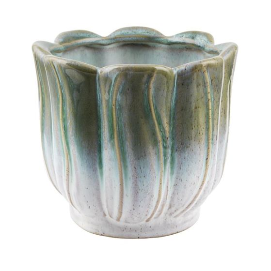 VASO CERAMICA VERDE