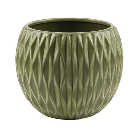 SFERA CERAMICA A ROMBI VERDE=RC-11