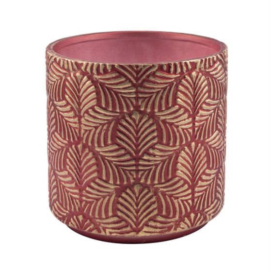 VASO CERAMICA ROSSO NATALE