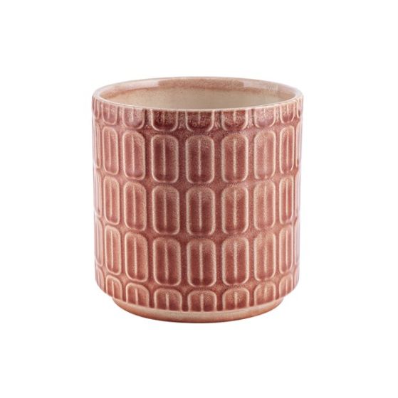 VASO CERAMICA ROSSO SFUMATO